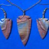 Polychrome Jasper Arrowhead Earring-Necklace Set - Image 2