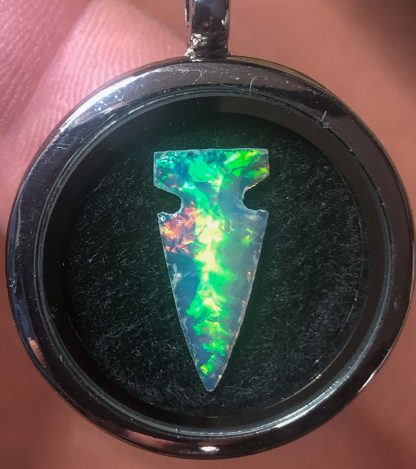 Sidenotch Opal Arrowhead Necklace - Image 2