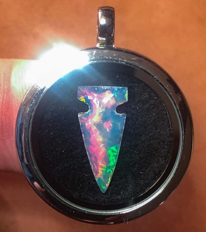 Sidenotch Opal Arrowhead Necklace - Image 3