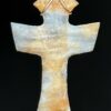 Florida Coral Flintknapped Cross Necklace - Image 3
