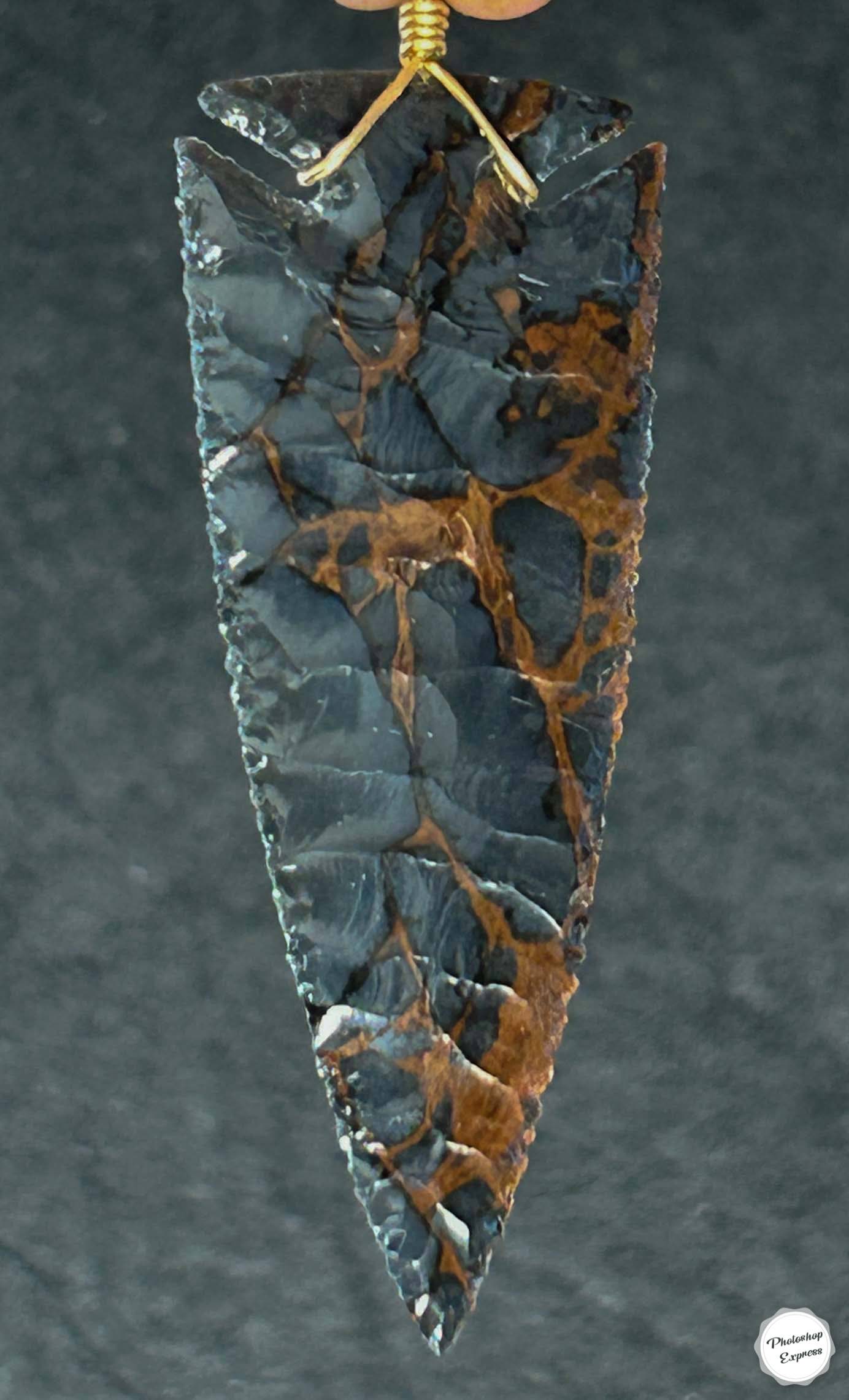Dragonskin Obsidian Pendant