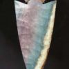Polychrome Blue Baby Arrowhead Necklace